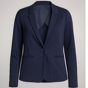 Old Navy Classic Ponte-Knit Plus-Size Blazer Navy color Size XL